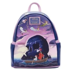 LOUNGEFLY NYCC Exclusive - Peter Pan Skull Rock Mini Backpack