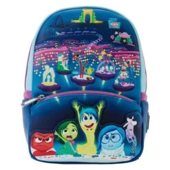 LOUNGEFLY Inside Out Control Panel Glow Mini Backpack