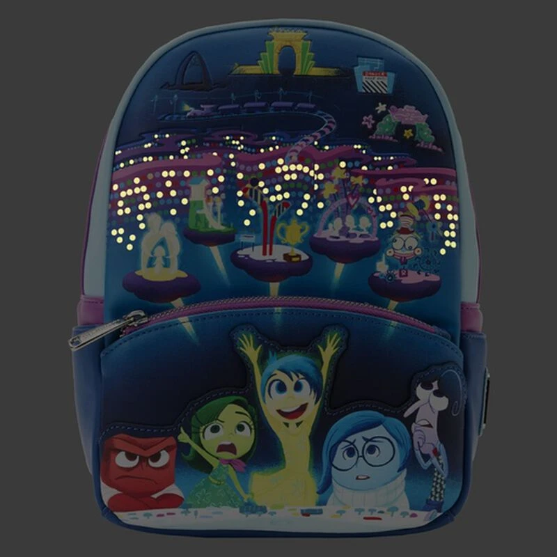 LOUNGEFLY Inside Out Control Panel Glow Mini Backpack 4 LOUNGEFLY Inside Out Control Panel Glow Mini Backpack - Image 2