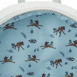 LOUNGEFLY Limited Edition Bundle Exclusive - Bambi On Ice Lenticular Mini Backpack And Pop! Bambi (Flocked) -Loungefly WDBK2628 LFDISNEYBAMBIONICELENTICULARMINIBACKPACK0020INSIDE