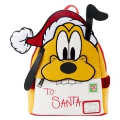 LOUNGEFLY Exclusive - Pluto Santa Letter Mini Backpack