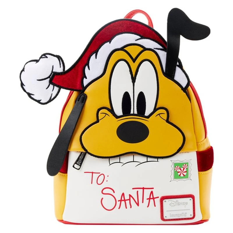 LOUNGEFLY Exclusive - Pluto Santa Letter Mini Backpack 3 LOUNGEFLY Exclusive - Pluto Santa Letter Mini Backpack