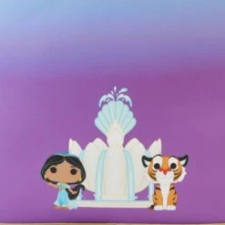 LOUNGEFLY Limited Edition Bundle - Aladdin 30th Anniversary Palace Mini Backpack And Pop! Jasmine (Diamond) -Loungefly WDBK2799 OPBYLFDISNEY30THANNIVERSARYALADDINPALACEOPANDMINIBACKPACK0823DETAIL