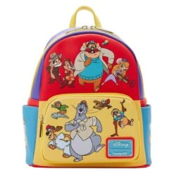 LOUNGEFLY Exclusive - Disney Afternoon Cartoons Color Block Mini Backpack