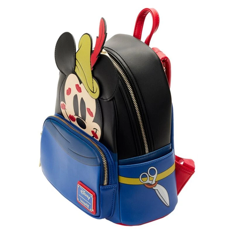 LOUNGEFLY Brave Little Tailor Mickey Mouse Cosplay Mini Backpack 5 LOUNGEFLY Brave Little Tailor Mickey Mouse Cosplay Mini Backpack - Image 3