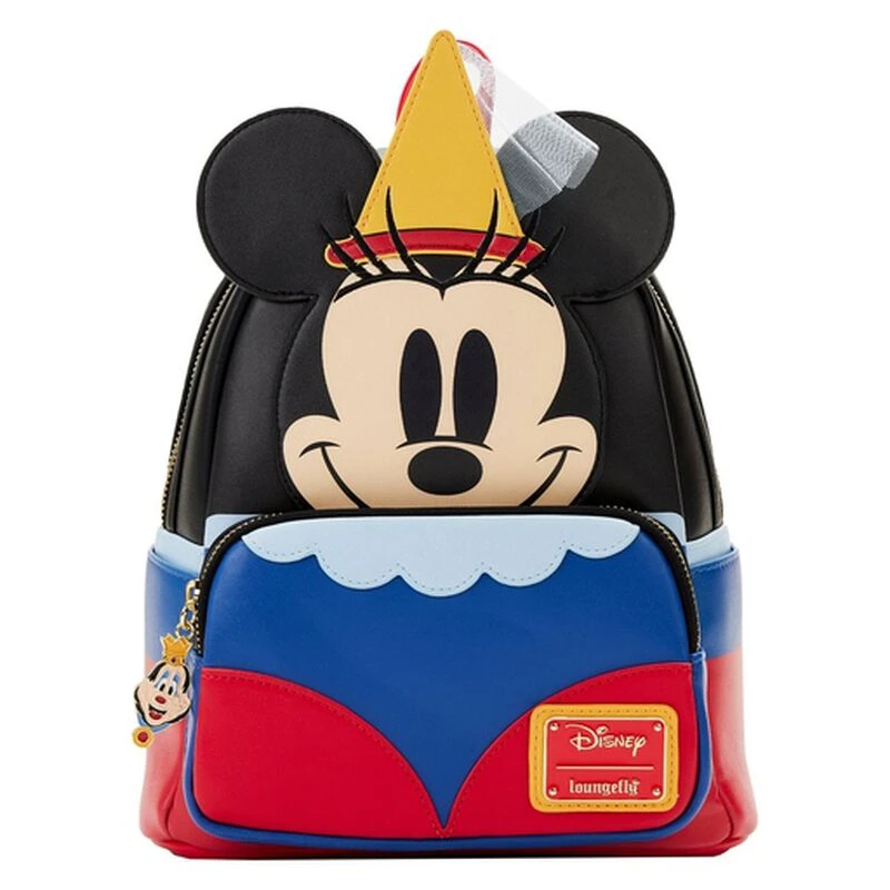 LOUNGEFLY Brave Little Tailor Minnie Mouse Cosplay Mini Backpack 3 LOUNGEFLY Brave Little Tailor Minnie Mouse Cosplay Mini Backpack
