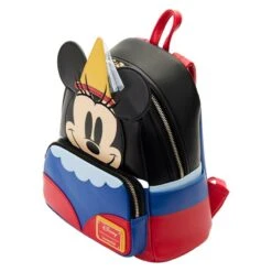 LOUNGEFLY Brave Little Tailor Minnie Mouse Cosplay Mini Backpack 10 LOUNGEFLY Brave Little Tailor Minnie Mouse Cosplay Mini Backpack -Loungefly WDBK2886 3
