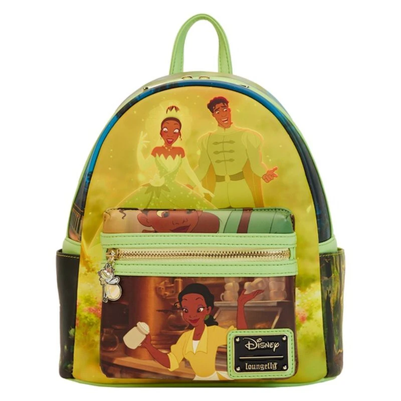 LOUNGEFLY The Princess And The Frog Princess Scene Mini Backpack 3 LOUNGEFLY The Princess And The Frog Princess Scene Mini Backpack