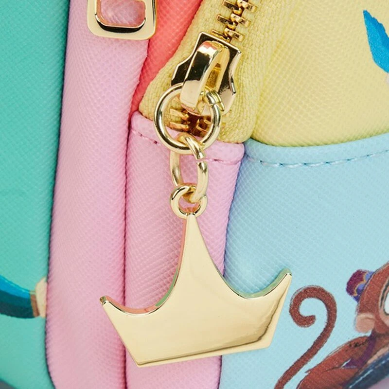 LOUNGEFLY Disney Princess Triple Pocket Mini Backpack 9 LOUNGEFLY Disney Princess Triple Pocket Mini Backpack - Image 7