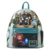LOUNGEFLY Brave Princess Scenes Mini Backpack 1 LOUNGEFLY Brave Princess Scenes Mini Backpack -Loungefly WDBK2963 LFDISNEYMERIDAPRINCESSSCENEMINIBACKPACK0638FRONT