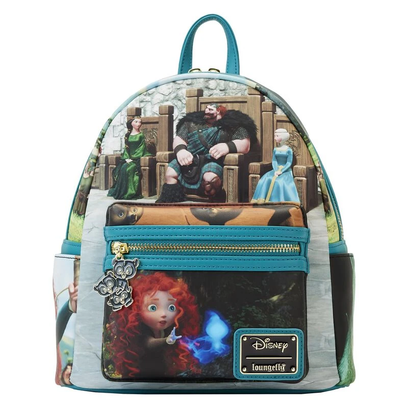 LOUNGEFLY Brave Princess Scenes Mini Backpack 3 LOUNGEFLY Brave Princess Scenes Mini Backpack