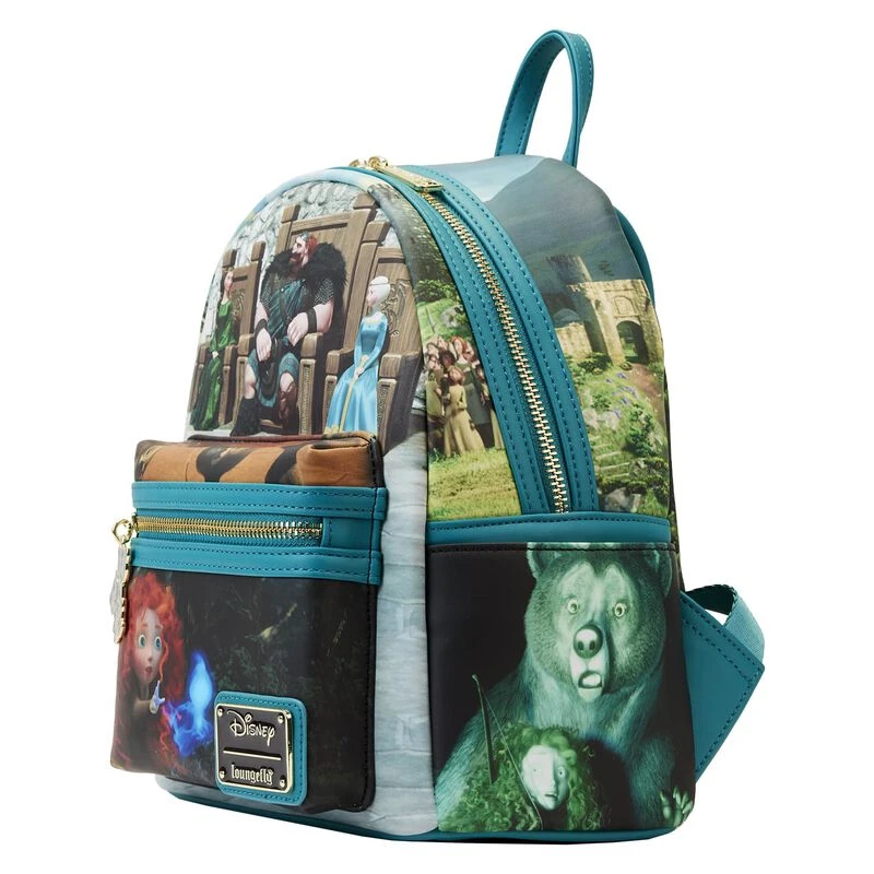LOUNGEFLY Brave Princess Scenes Mini Backpack 5 LOUNGEFLY Brave Princess Scenes Mini Backpack - Image 3