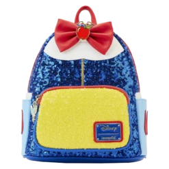 LOUNGEFLY Snow White Princess Sequin Series Mini Backpack