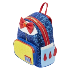 LOUNGEFLY Snow White Princess Sequin Series Mini Backpack 12 LOUNGEFLY Snow White Princess Sequin Series Mini Backpack -Loungefly WDBK3062 LFDISNEYSNOWWHITESEQUINSERIESMINIBACKPACK0853QUARTER