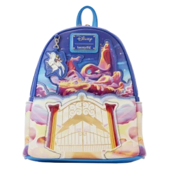 LOUNGEFLY Hercules Mount Olympus Golden Gates Mini Backpack