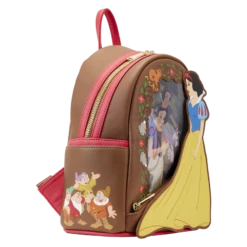 LOUNGEFLY Snow White Lenticular Princess Series Mini Backpack -Loungefly WDBK3072 LFDISNEYSNOWWHITELENTICULARPRINCESSSERIESMINIBACKPACK0079SIDE2