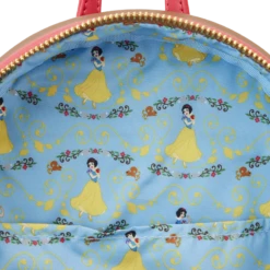 LOUNGEFLY Snow White Lenticular Princess Series Mini Backpack -Loungefly WDBK3072 LFDISNEYSNOWWHITELENTICULARPRINCESSSERIESMINIBACKPACK0083INSIDE