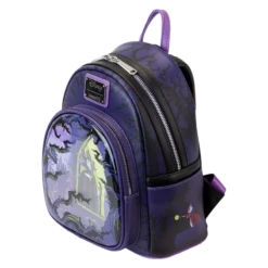LOUNGEFLY Limited Edition Maleficent Window Box Glow Mini Backpack 14 LOUNGEFLY Limited Edition Maleficent Window Box Glow Mini Backpack -Loungefly WDBK3079 LFDISNEYMALIFICENTWINDOWBOXMINIBACKPACK0361QUARTER