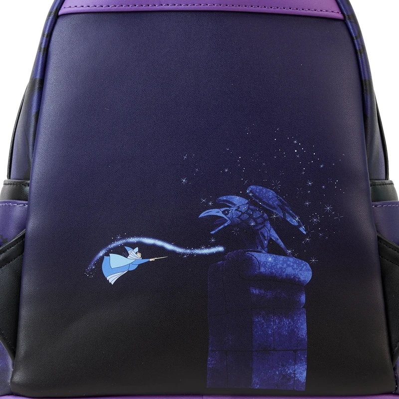 LOUNGEFLY Limited Edition Maleficent Window Box Glow Mini Backpack 9 LOUNGEFLY Limited Edition Maleficent Window Box Glow Mini Backpack - Image 7