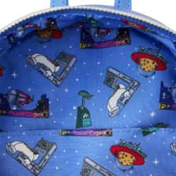 LOUNGEFLY Toy Story Pizza Planet Space Entry Mini Backpack -Loungefly WDBK3090 LFPIXARTOYSTORYPIZZAPLANETSPACEENTRYMINIBACKPACK0892INISDE