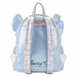 LOUNGEFLY Limited Edition Disney100 Platinum Stitch Cosplay Mini Backpack -Loungefly WDBK3135 LFDISNEY100THANNIVERSARYPLATINUMSTITCHMINIBACKPACK1157BACK