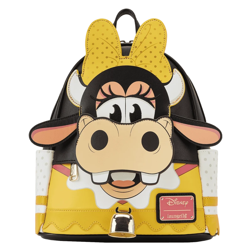 LOUNGEFLY Limited Edition Clarabelle Cow Cosplay Mini Backpack 3 LOUNGEFLY Limited Edition Clarabelle Cow Cosplay Mini Backpack