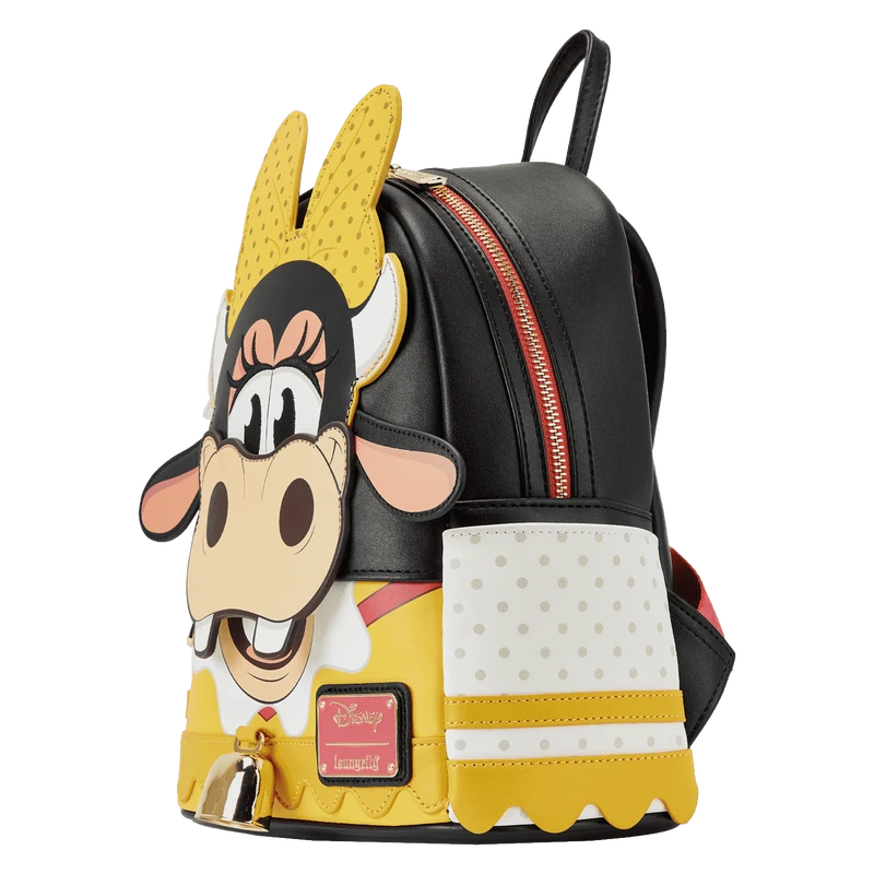 LOUNGEFLY Limited Edition Clarabelle Cow Cosplay Mini Backpack 5 LOUNGEFLY Limited Edition Clarabelle Cow Cosplay Mini Backpack - Image 3