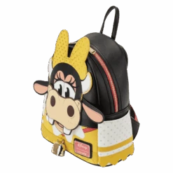 LOUNGEFLY Limited Edition Clarabelle Cow Cosplay Mini Backpack 12 LOUNGEFLY Limited Edition Clarabelle Cow Cosplay Mini Backpack -Loungefly WDBK3136 LFDISNEYCLARABELLETHECOWCOSPLAYMINIBACKPACK0932QUARTER