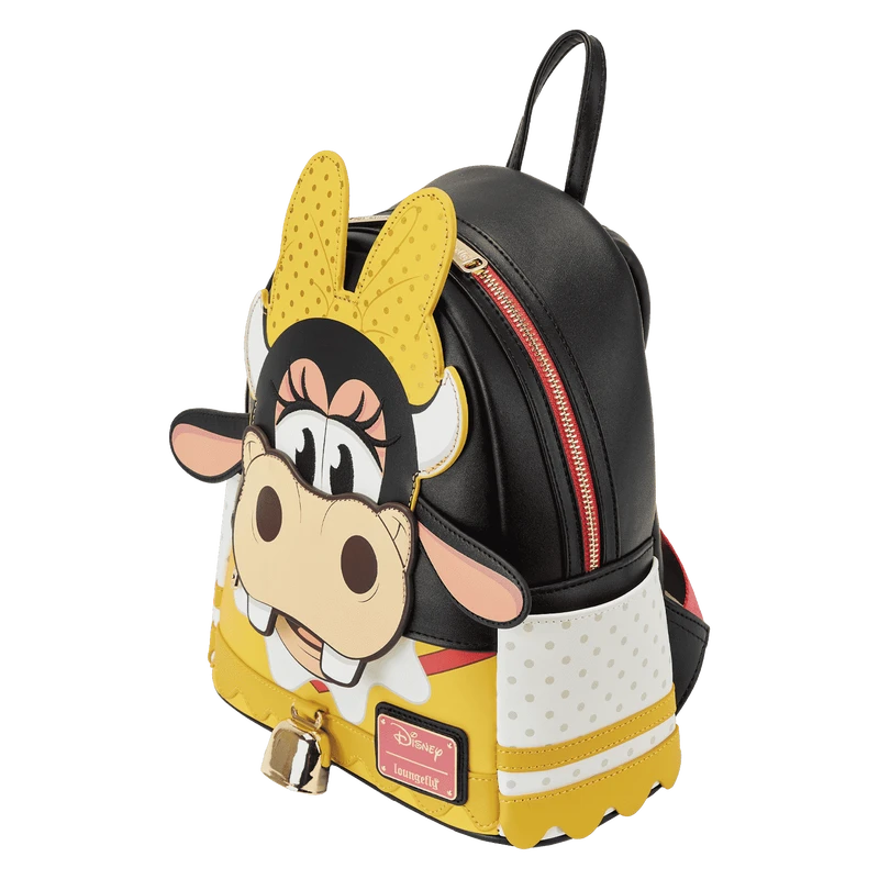 LOUNGEFLY Limited Edition Clarabelle Cow Cosplay Mini Backpack 6 LOUNGEFLY Limited Edition Clarabelle Cow Cosplay Mini Backpack - Image 4