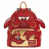 LOUNGEFLY Mulan 25th Anniversary Mushu Glitter Cosplay Mini Backpack 1 LOUNGEFLY Mulan 25th Anniversary Mushu Glitter Cosplay Mini Backpack -Loungefly WDBK3159 LFDISNEYMULAN25THANNIVERSARYMUSHUGLITTERCOSPLAYMINIBACKPACK0842FRONT