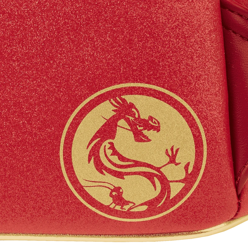 LOUNGEFLY Mulan 25th Anniversary Mushu Glitter Cosplay Mini Backpack 8 LOUNGEFLY Mulan 25th Anniversary Mushu Glitter Cosplay Mini Backpack - Image 6