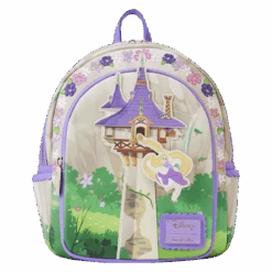 LOUNGEFLY Tangled Rapunzel Swinging From The Tower Mini Backpack -Loungefly WDBK3224 LFDISNEYTANGLEDRAPUNZELSWINGINGFROMTOWERMINIBACKPACK1662MOVEMENT