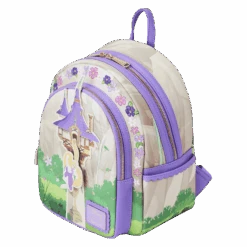 LOUNGEFLY Tangled Rapunzel Swinging From The Tower Mini Backpack -Loungefly WDBK3224 LFDISNEYTANGLEDRAPUNZELSWINGINGFROMTOWERMINIBACKPACK1664QUARTER