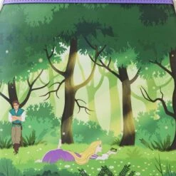 LOUNGEFLY Tangled Rapunzel Swinging From The Tower Mini Backpack -Loungefly WDBK3224 LFDISNEYTANGLEDRAPUNZELSWINGINGFROMTOWERMINIBACKPACK1666DETAIL