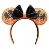 LOUNGEFLY Stitch Shoppe Mickey & Minnie Mouse Spider Glow Ear Headband