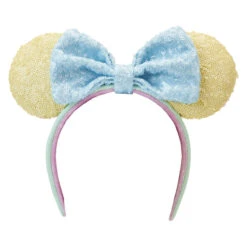 LOUNGEFLY Limited Edition Exclusive - Minnie Mouse Pastel Sequin Ear Headband