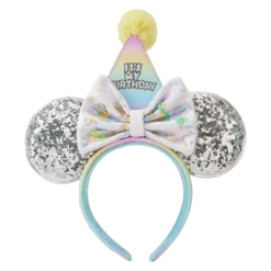 LOUNGEFLY Mickey Mouse And Friends Birthday Celebration Ear Headband