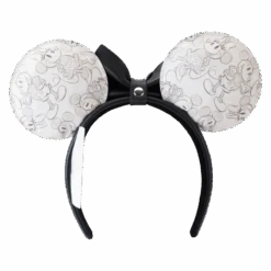 LOUNGEFLY Disney100 Sketchbook Ears Headband -Loungefly WDHB0124 LFDISNEYMICKEYMINNIESKETCHBOOKEARSHEADBAND202BACK