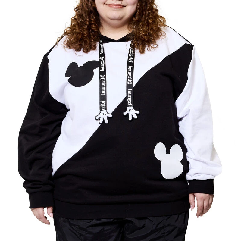 LOUNGEFLY Mickey Mouse Y2K Ying And Yang Unisex Hoodie 12 LOUNGEFLY Mickey Mouse Y2K Ying And Yang Unisex Hoodie - Image 10