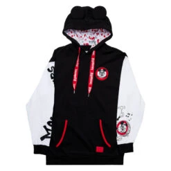 LOUNGEFLY Disney100 Mouseketeers Varsity Unisex Hoodie 27 LOUNGEFLY Disney100 Mouseketeers Varsity Unisex Hoodie -Loungefly WDLFH0026 LFDISNEY100THMOUSEKETEERSVARSITYUNISEXHOODIE0011FRONT