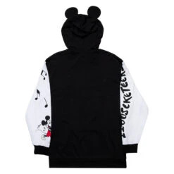 LOUNGEFLY Disney100 Mouseketeers Varsity Unisex Hoodie 28 LOUNGEFLY Disney100 Mouseketeers Varsity Unisex Hoodie -Loungefly WDLFH0026 LFDISNEY100THMOUSEKETEERSVARSITYUNISEXHOODIE0016BACK