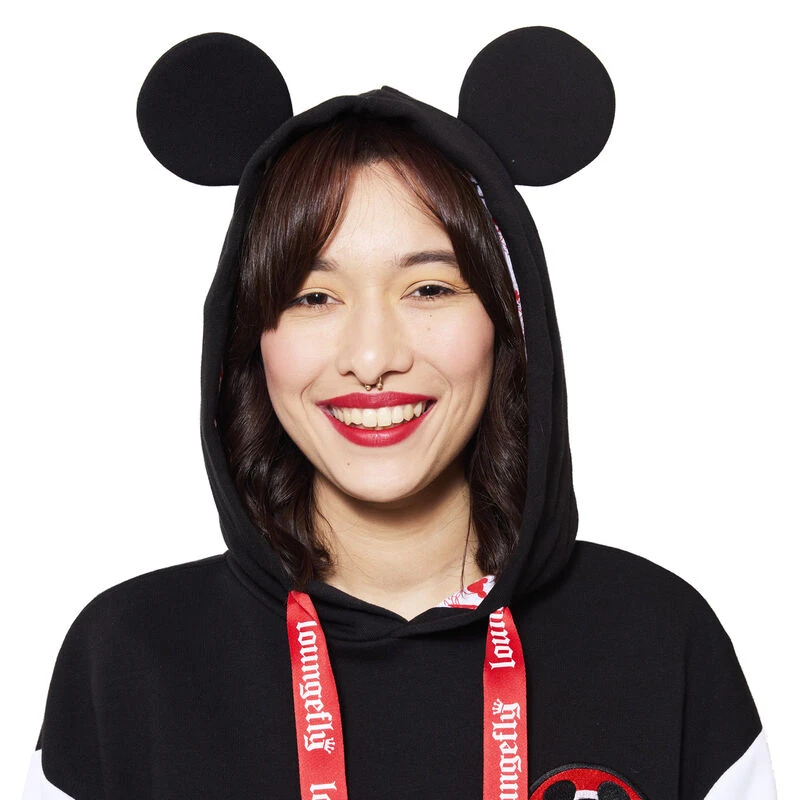 LOUNGEFLY Disney100 Mouseketeers Varsity Unisex Hoodie 11 LOUNGEFLY Disney100 Mouseketeers Varsity Unisex Hoodie - Image 9