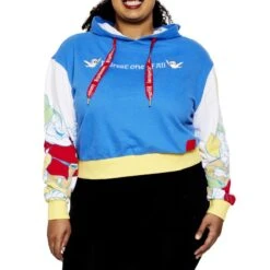 LOUNGEFLY Snow White Fairest One Of All Crop Hoodie