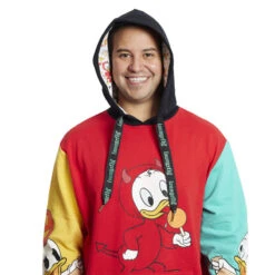 LOUNGEFLY Huey, Dewey, & Louie Halloween Unisex Hoodie -Loungefly WDLFHD0016 LFDISNEYHUEYDEWEYLOUIEHALLOWEENHOODIE 006
