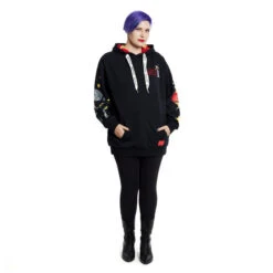 LOUNGEFLY Hocus Pocus Binx Unisex Hoodie -Loungefly WDLFHD0018 LFDISNEYHOCUSPOCUSBINXHOODIE 018