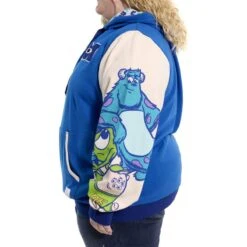LOUNGEFLY Monsters University Unisex Hoodie -Loungefly WDLFHD002 LF PIXAR MONSTERS UNIVERSITY UNISEX HOODIE 010
