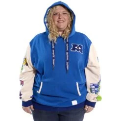 LOUNGEFLY Monsters University Unisex Hoodie -Loungefly WDLFHD002 LF PIXAR MONSTERS UNIVERSITY UNISEX HOODIE 015