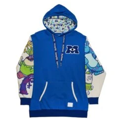 LOUNGEFLY Monsters University Unisex Hoodie -Loungefly WDLFHD0022 LFPIXARMONSTERSUNIVERSITYUNISEXHOODIE2785FRONT