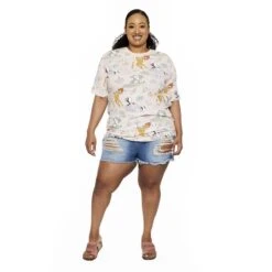 LOUNGEFLY Bambi Springtime Tee -Loungefly WDLFSH0009 CORELFWDBAMBIFLOWERTEE 153