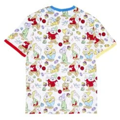 LOUNGEFLY Snow White And The Seven Dwarfs Tri-Color Ringer Tee -Loungefly WDLFSH0013 CORELFWDSNOWUNISEXTEE 178